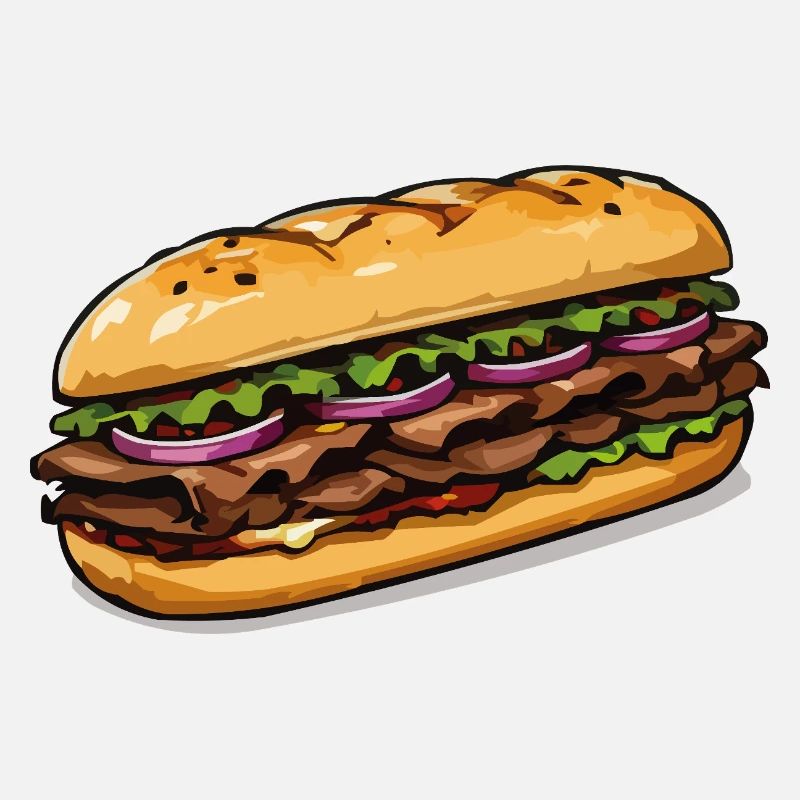 Sandwich illustration