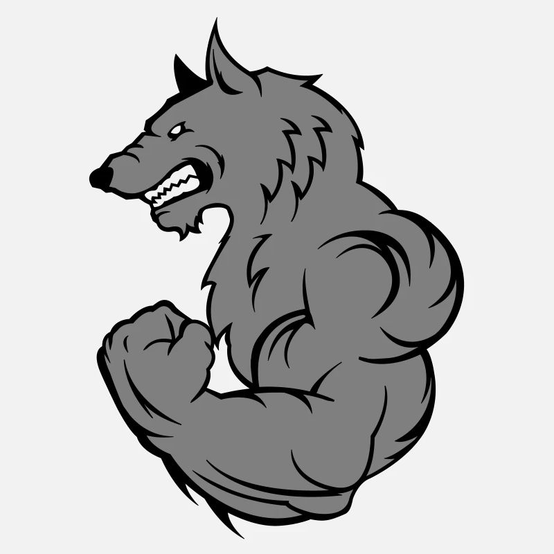 Loup fort
