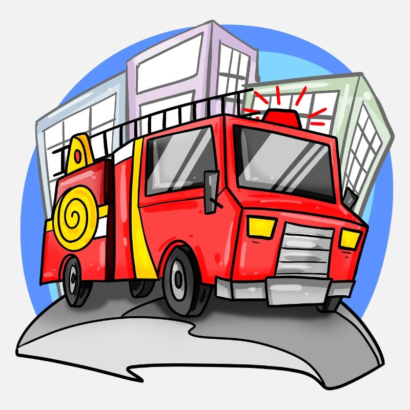 Fire brigade fire engine