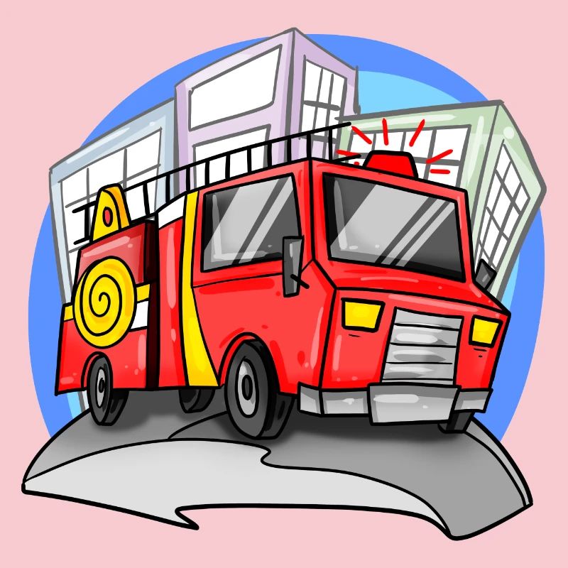 Fire brigade fire engine