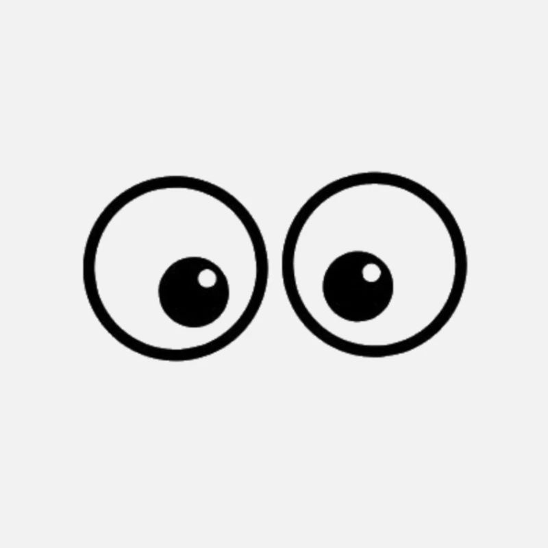Augen-Duo im Comicstil