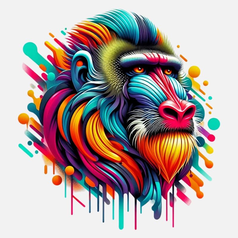 Mandrill-Affe
