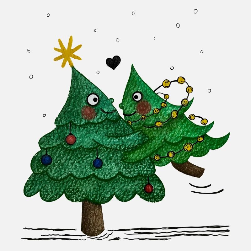 De jolis sapins de Noël