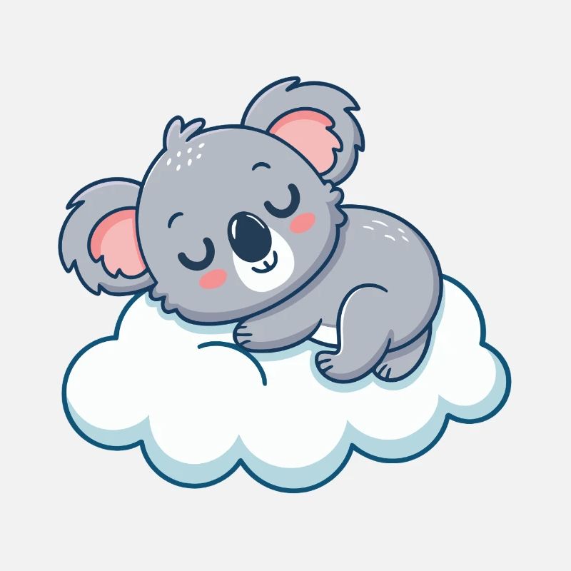 Dreamy Koala on Cloud