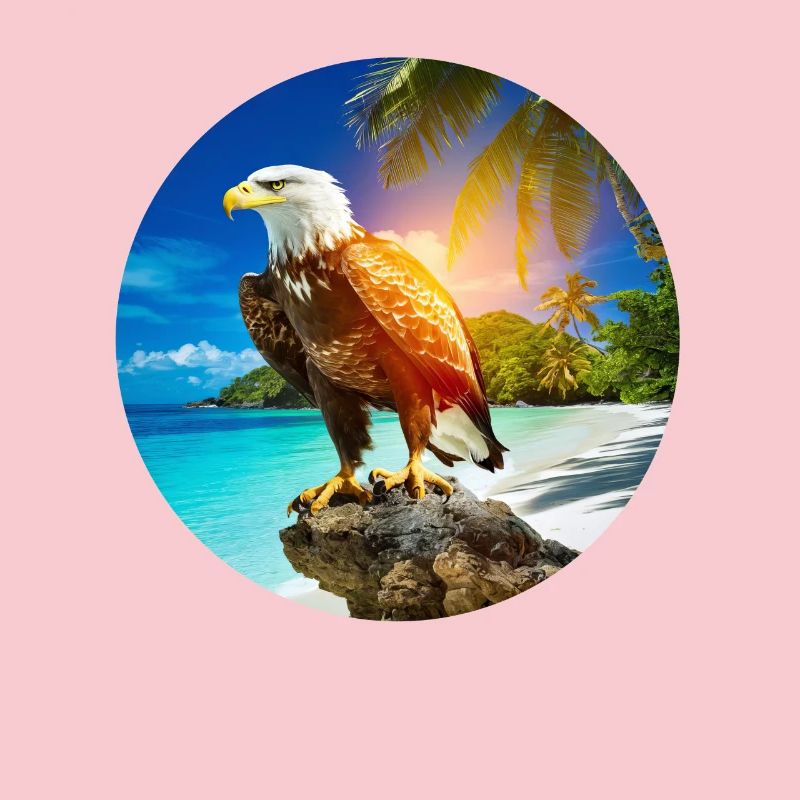 Eagle à Eagle Beach Aruba vacances d’été