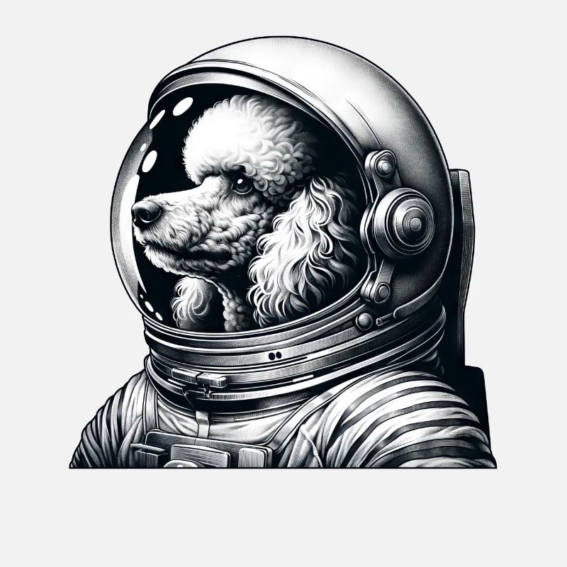 Caniche Astronaute Aventure Spatiale