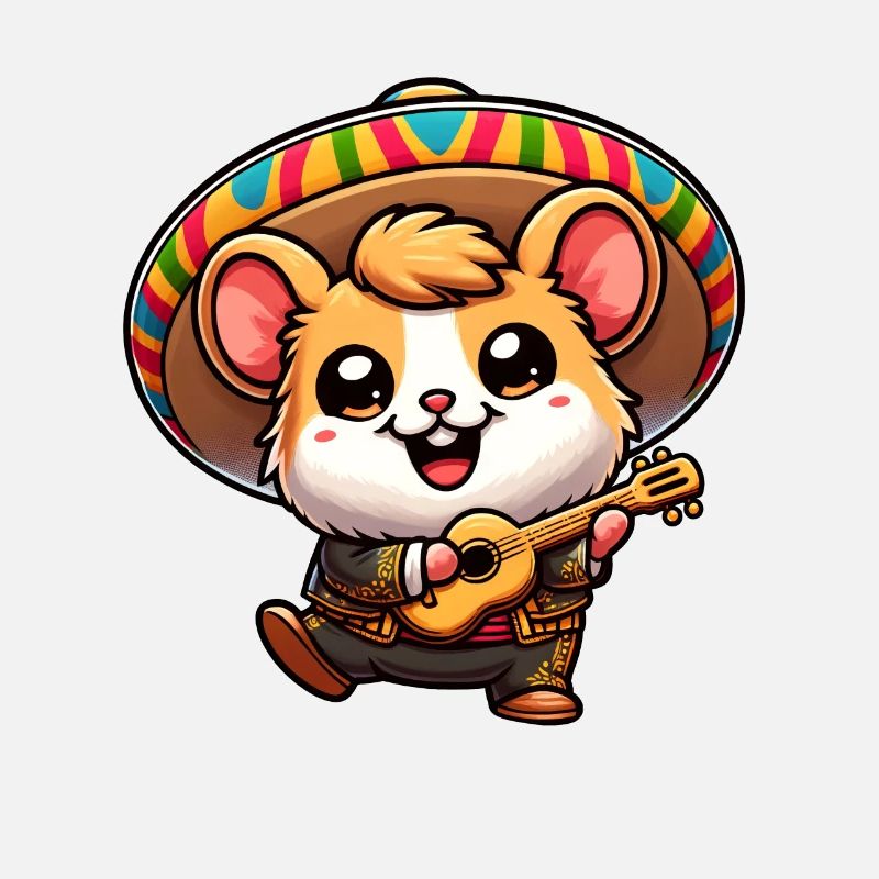 Cinco de Mayo Hamster et cochon d’Inde Mariachi