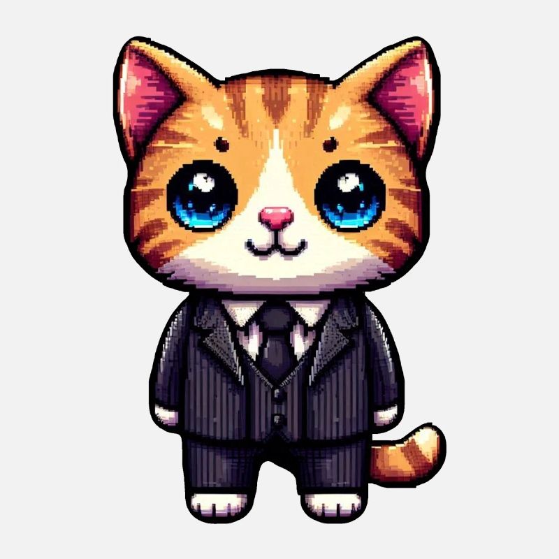 Pixel-Art-Katze