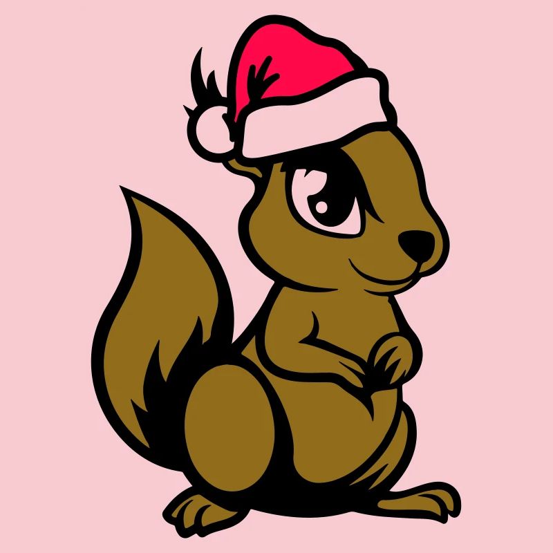 Squirrel Comic Animal Christmas