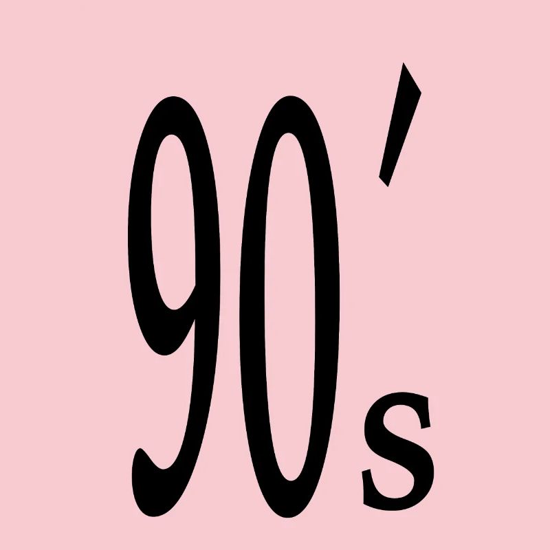 anni '90 90 tema retrò partito