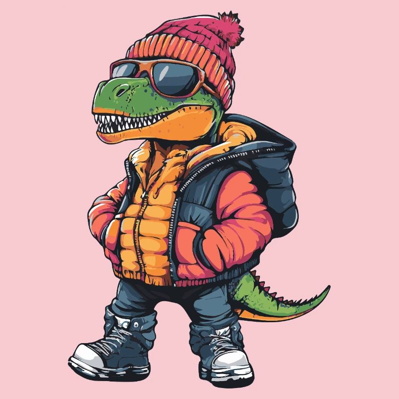 Dinosaurier T-Rex Cool Comic