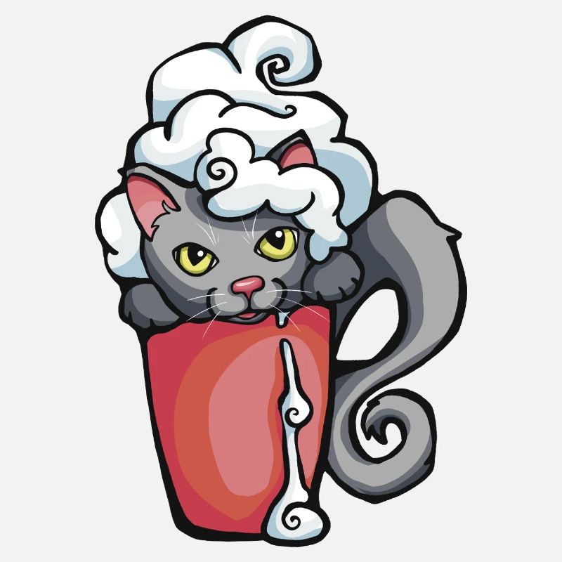 Chat de café