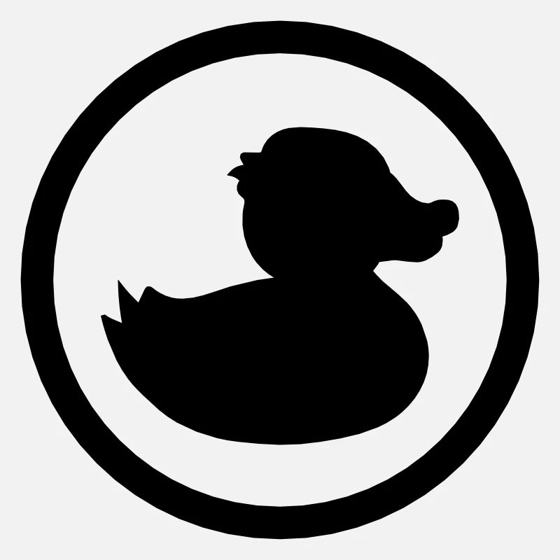 kreis rund logo quietscheente gummiente badeente e