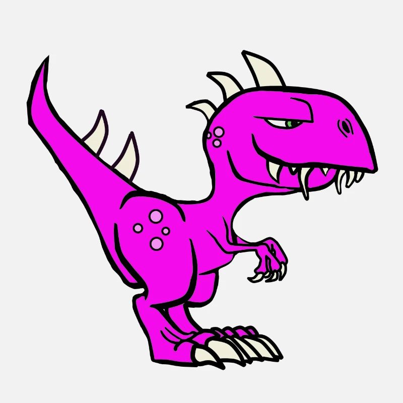 Dinosaure violet