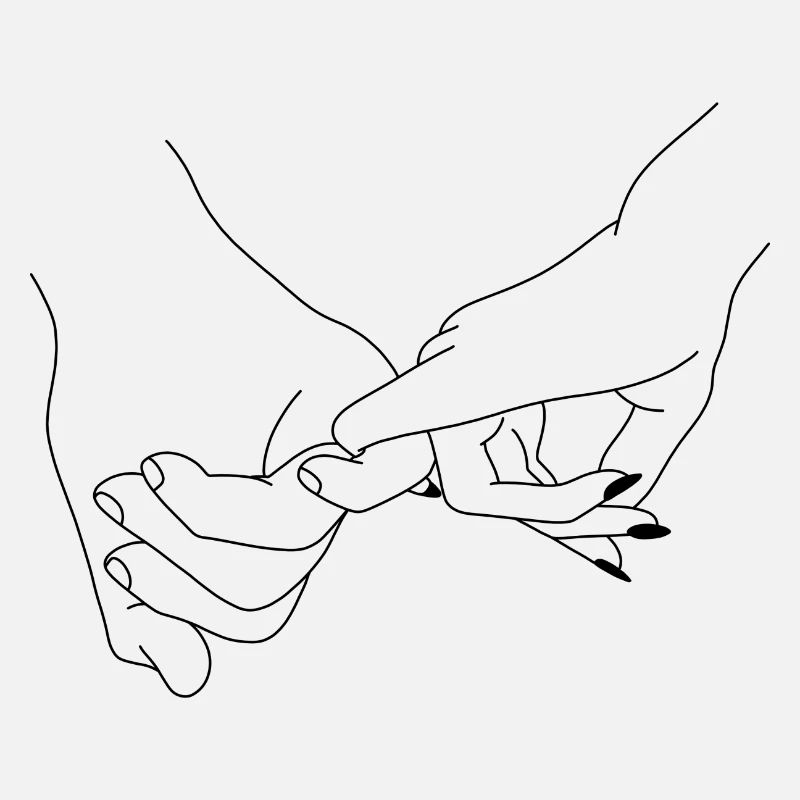 Main dans la main - amour - mains
