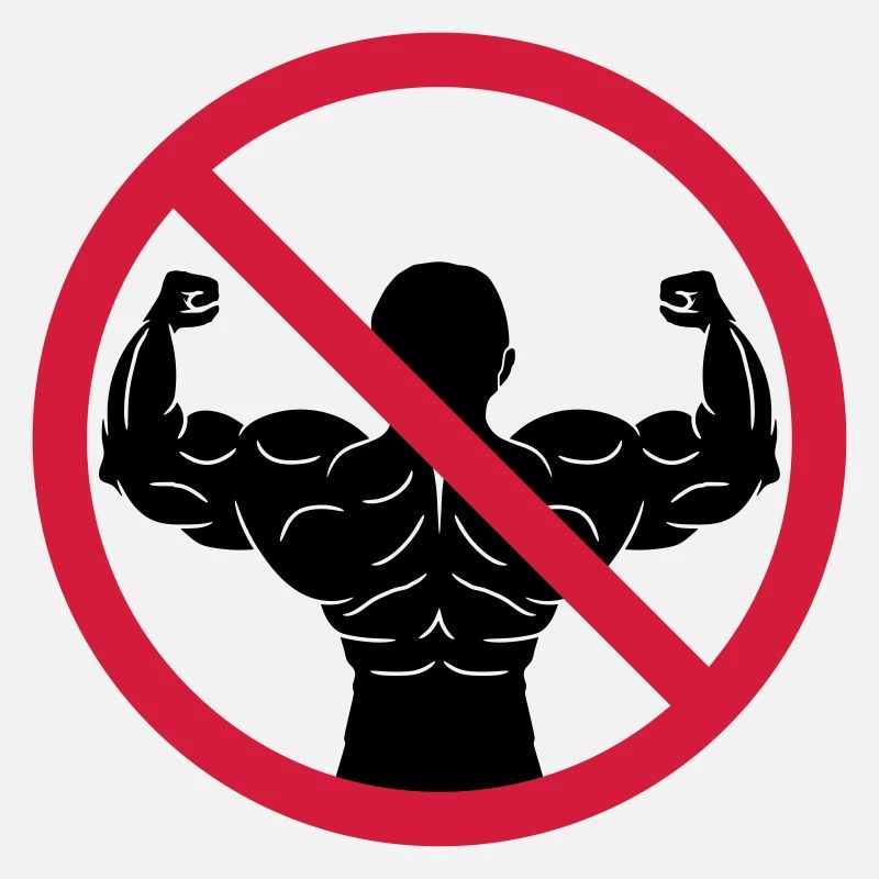 Keine Bodybuilder Verboten