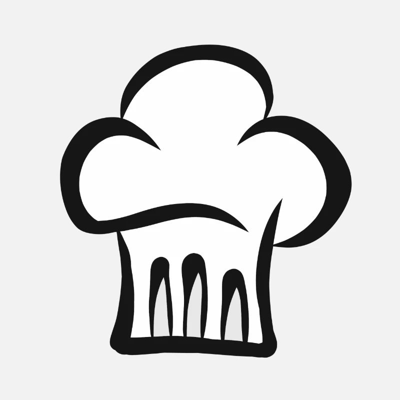 Chef's hat chef star chef hobby cook kitchen cook