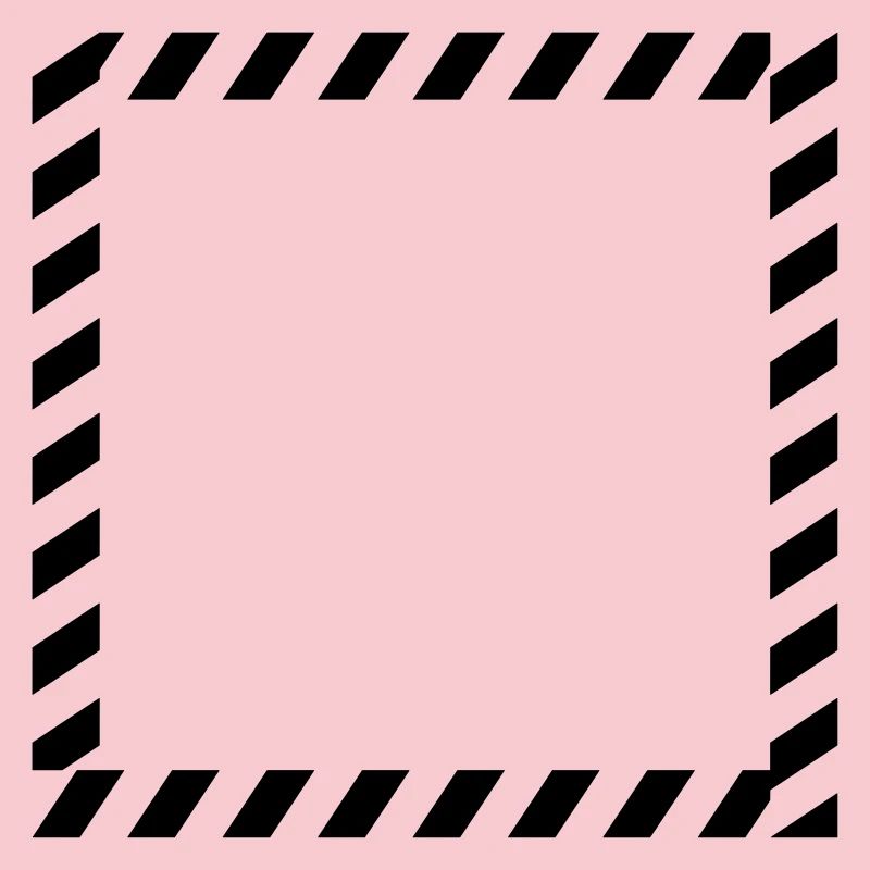 Shield frame caution tape