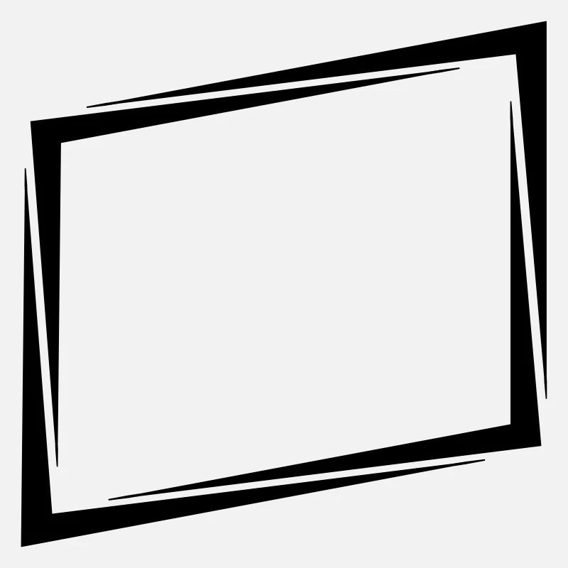Schild Rechteck Rahmen