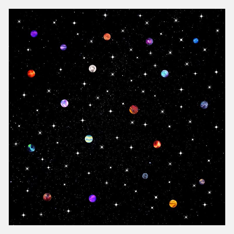Galaxy Pattern - Cosmos - Planets