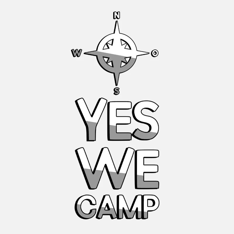 YES WE CAMP + Compass - Camping