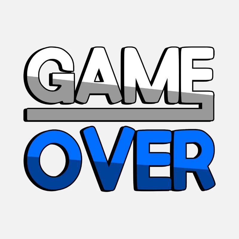GAME OVER (Blue) - Gaming