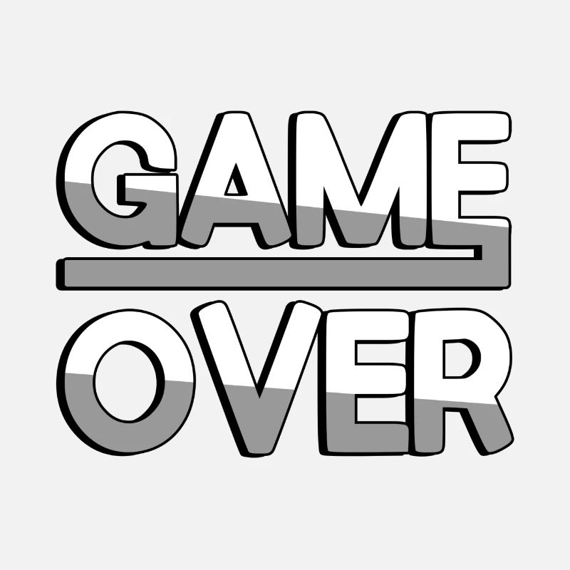 GAME OVER (White) - Gaming
