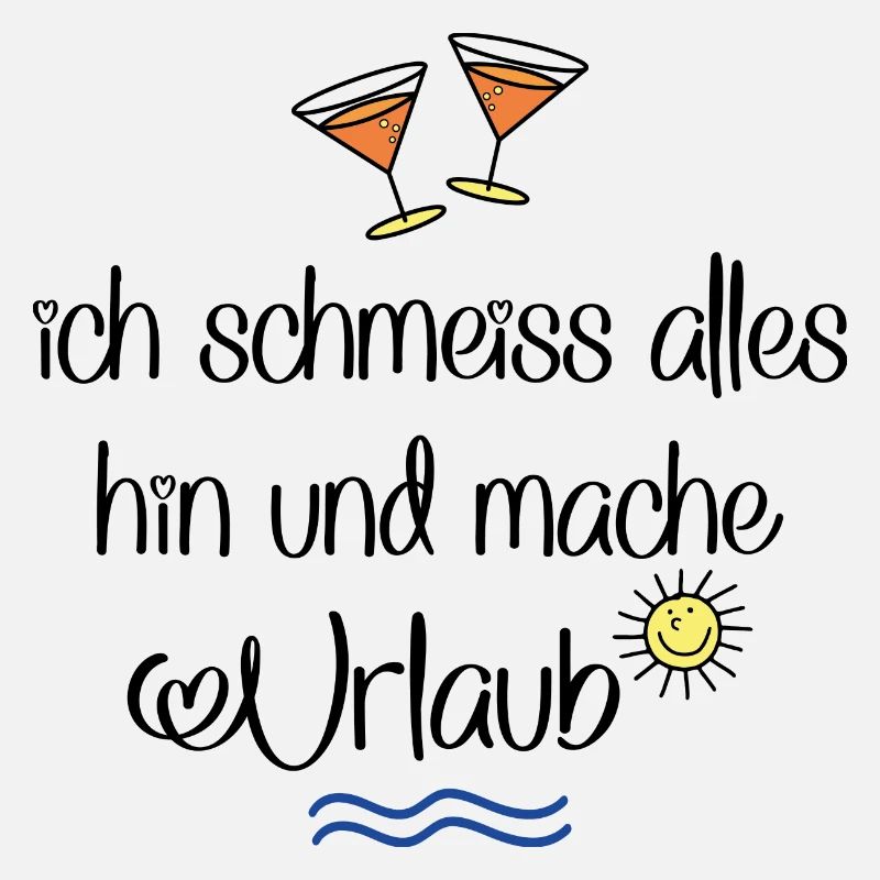 Urlaub machen und feiern