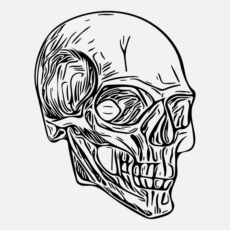 Skull Bone Halloween Skull
