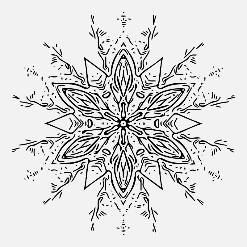 Mandala Flower Pattern Lines Abstract Form