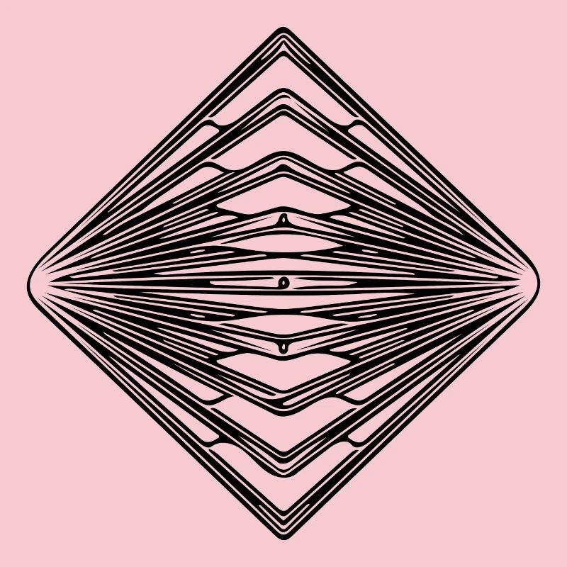 Geometric Vintage Triangle Pattern