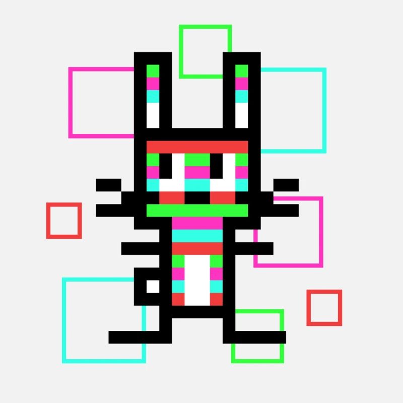Regenbogen-Hase