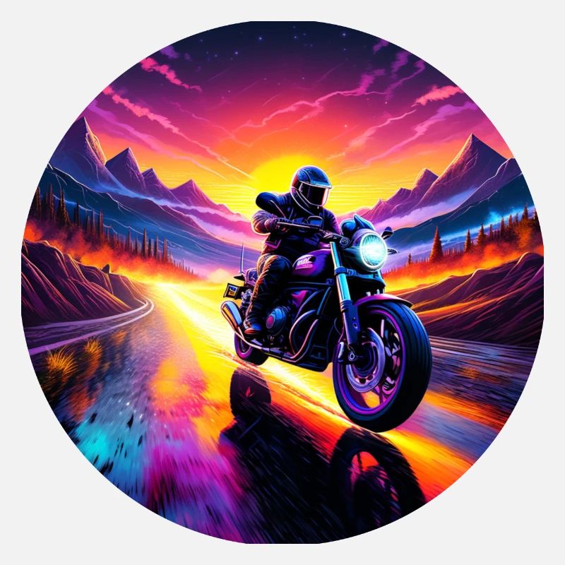 Motorcycle Sunrise