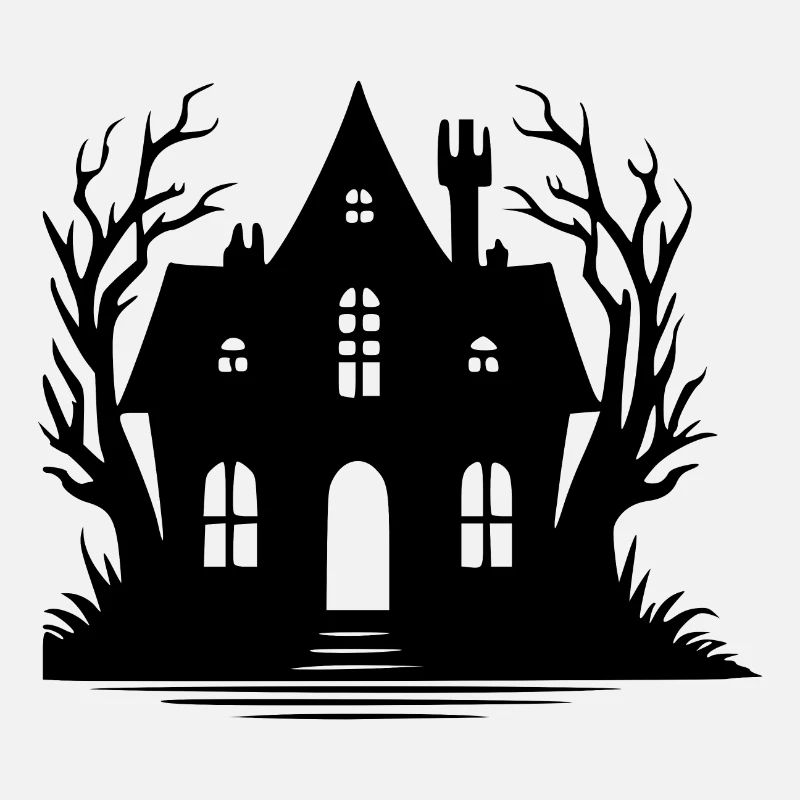 Étrange maison hantée d’Halloween