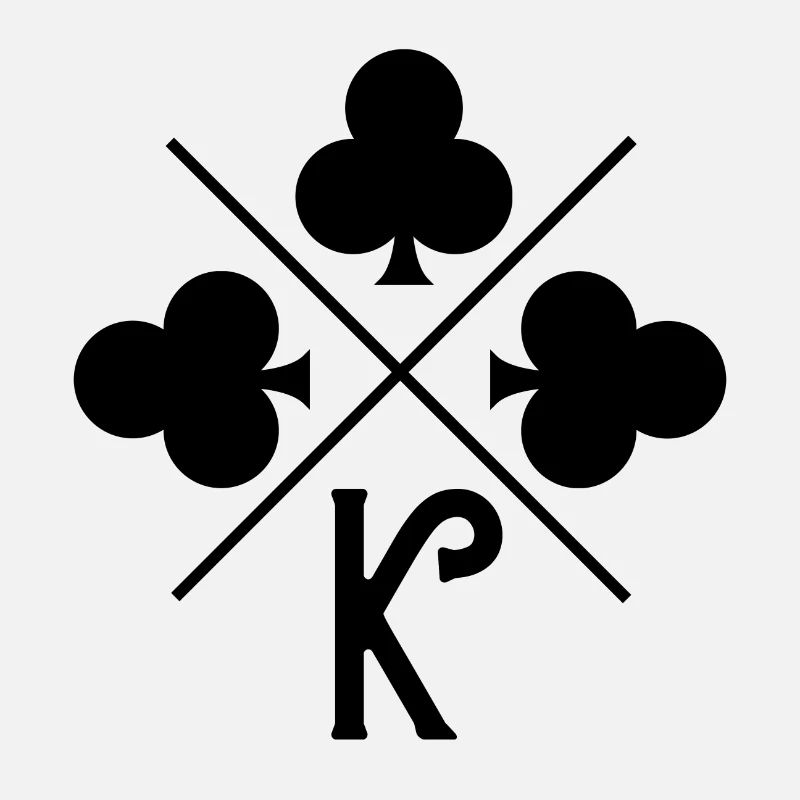 Buchstabe k Glücksklee