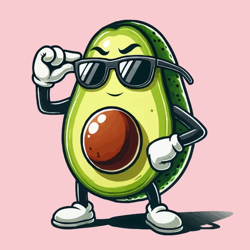 Avocado Comic Cool