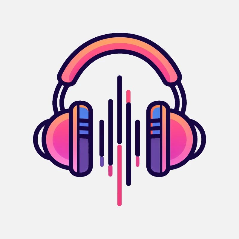 Kopfhörer, Musikfächer, Logo-Kopfhörer