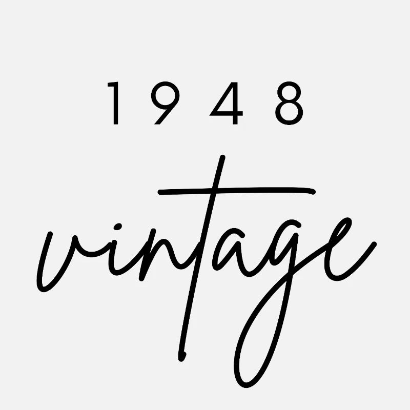 Anniversaire 1948 vintage