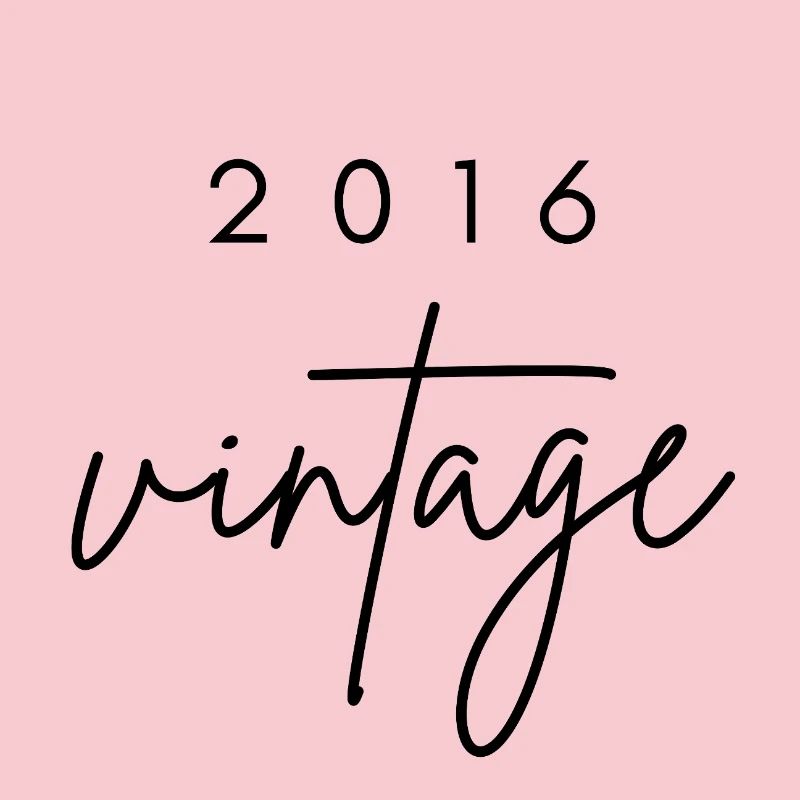 Anniversaire 2016 vintage