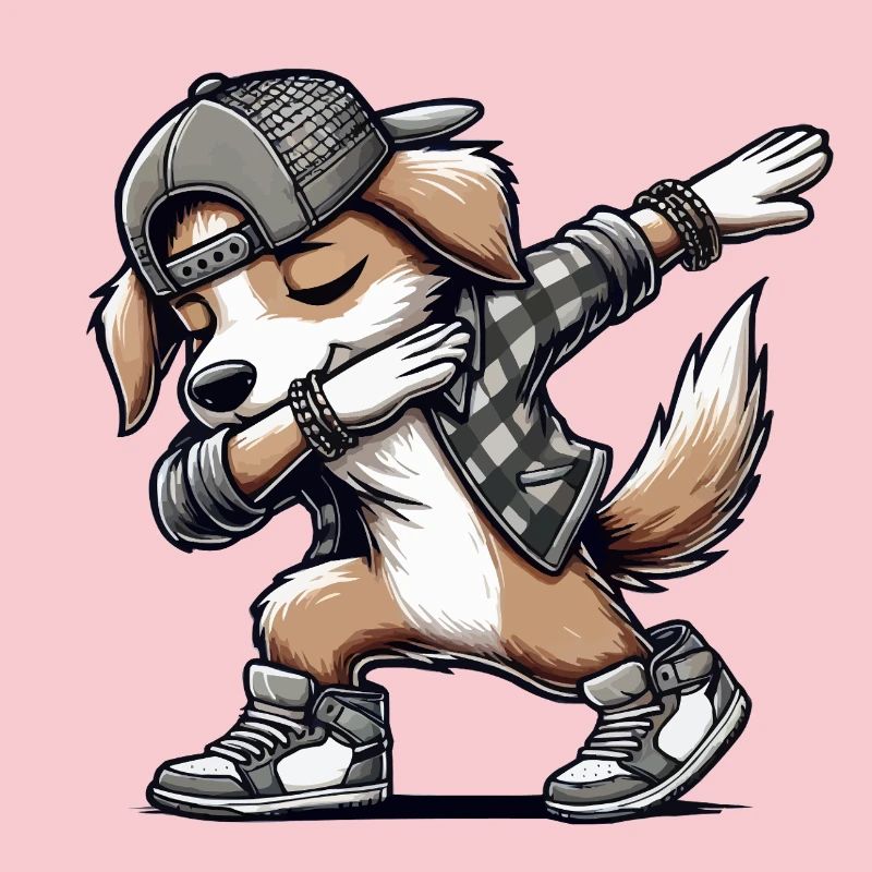 Dog Dabbing Comic