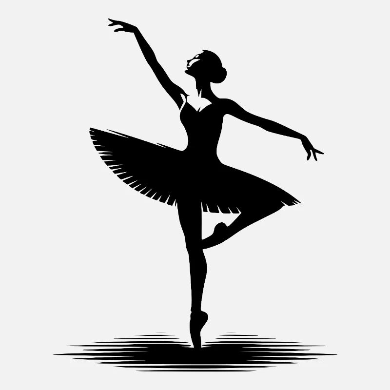 Équilibre parfait du ballet dans le mouvement de danse