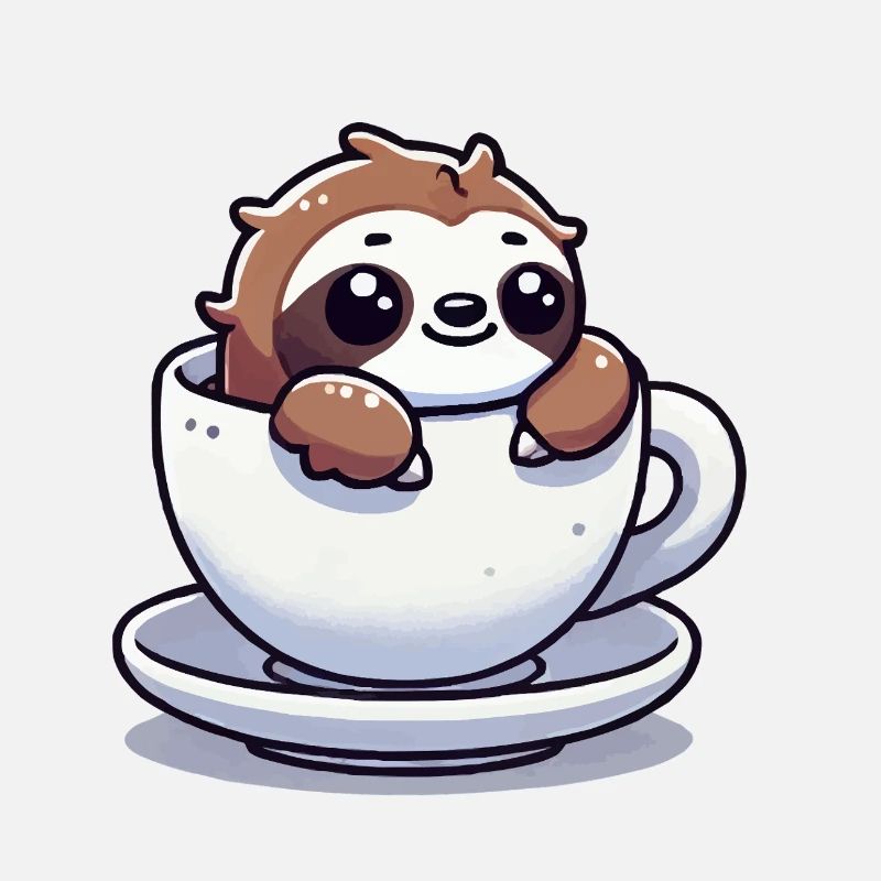 Faultier Kaffeetasse