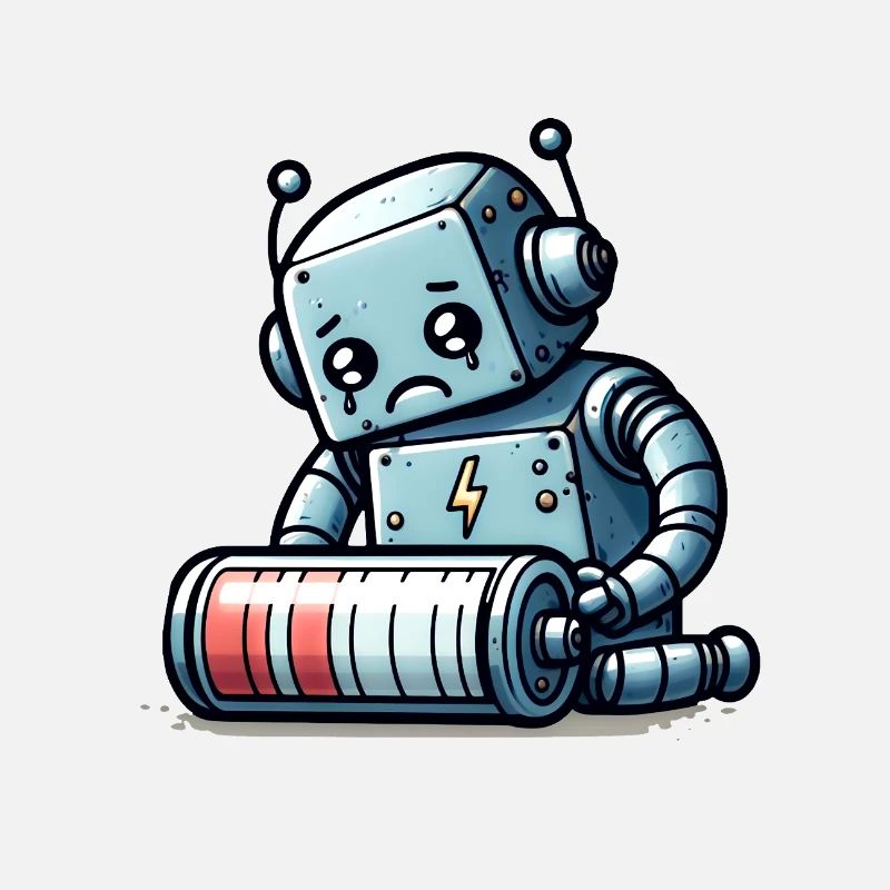 Robot Weak Battery Robo-Problems