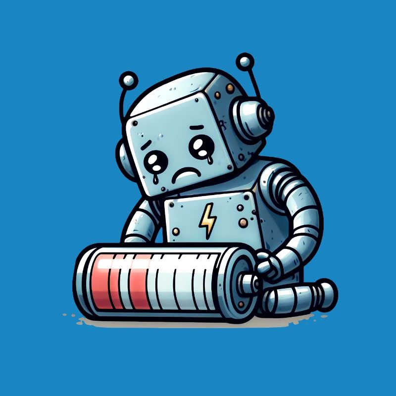 Robot Weak Battery Robo-Problems