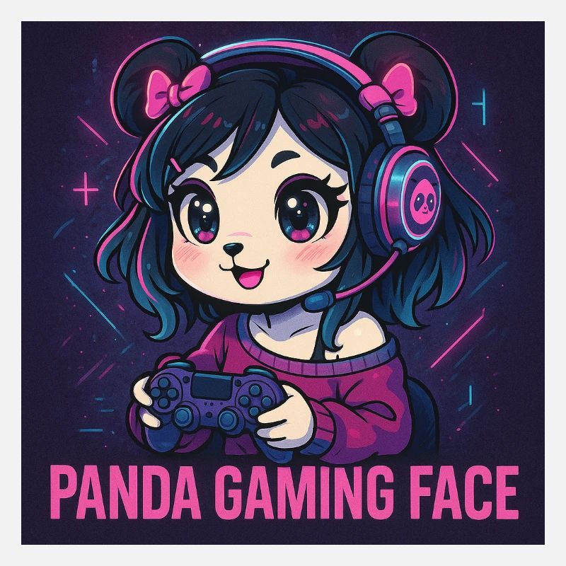 panda gaming face