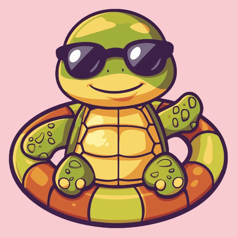Turtle Comic Cool