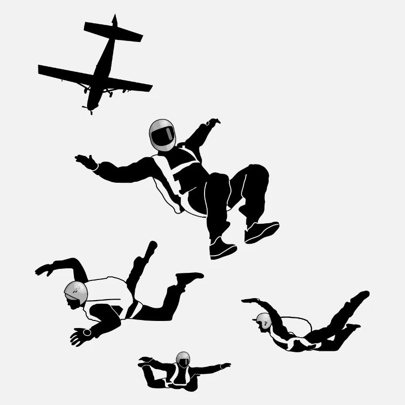 Fallschirm, skydiving