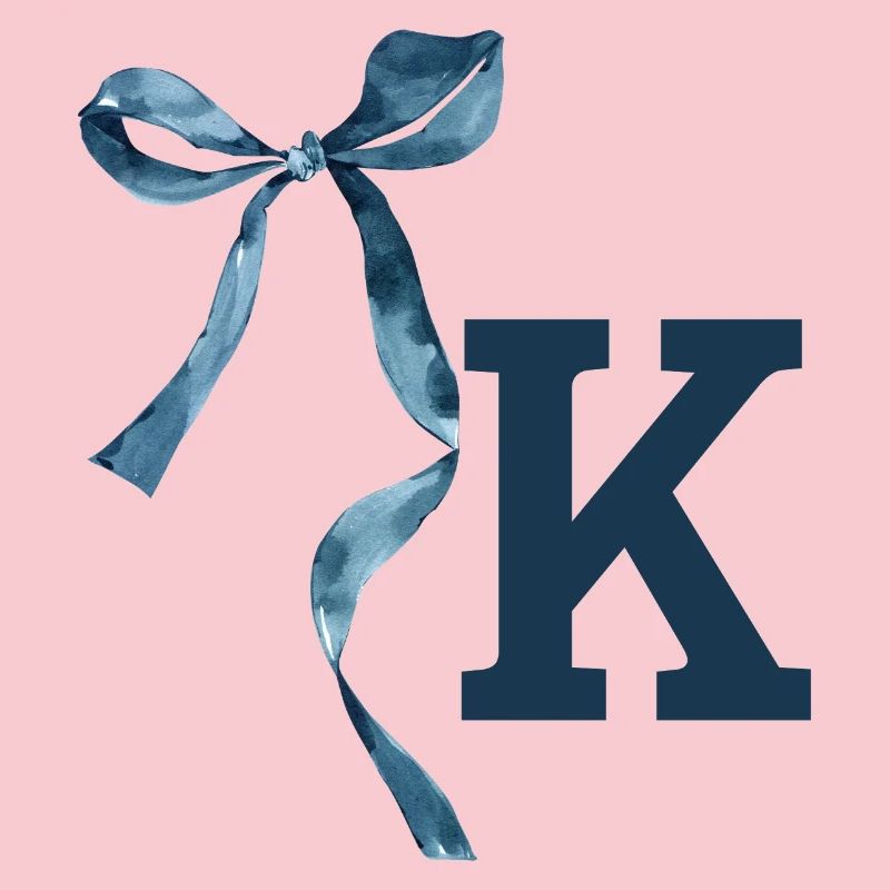 Monogramme k idée cadeau 