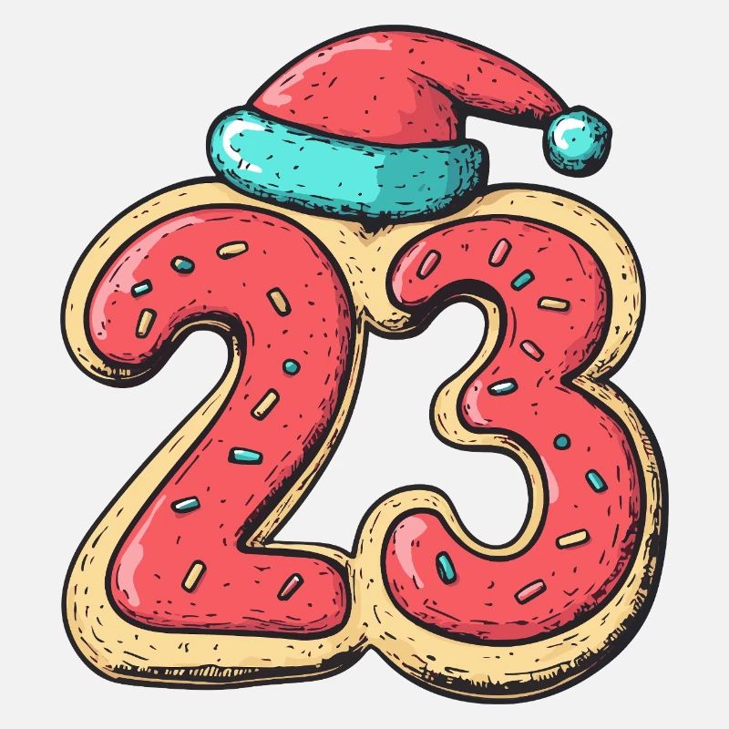 Biscuit de Noël à 23 chiffres