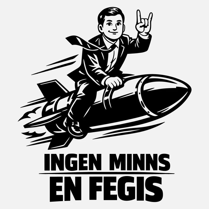 Feige Reiter auf der Rakete